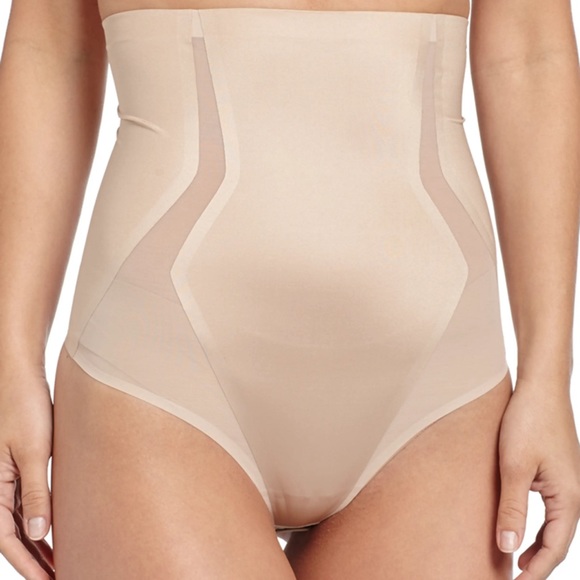 SPANX Other - Spanx Haute Contour high-waisted thong. Size medium. Color soft sand